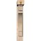 Ekena Millwork Merced Block Smooth Bracket w/ Offset Brace, Douglas Fir, 5 1/2"W x 22"D x 34"H BKT0604X22X34MRC05SDF - alternate 4